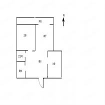 桂花小镇 2室2厅1卫 92.00m&sup2;
