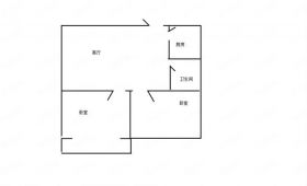 惠泽苑 2室1厅1卫 84.46m&sup2;