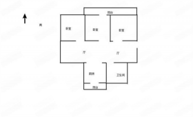 景和花苑 3室1厅1卫 123m&sup2;