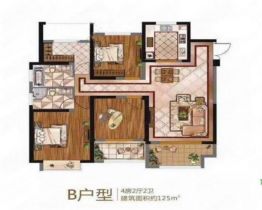 美佳盛庭 3室2厅2卫 125m&sup2;