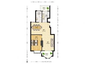 天龍逸園 2室1厅1卫 86m&sup2;