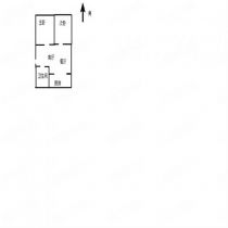 民安花苑 2室2厅1卫 90m&sup2;