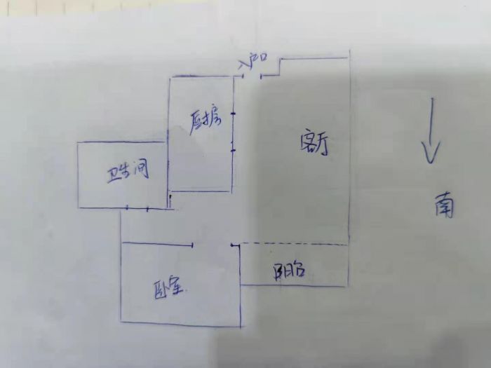 世濠花园 1室1厅1卫 66.68m&sup2;