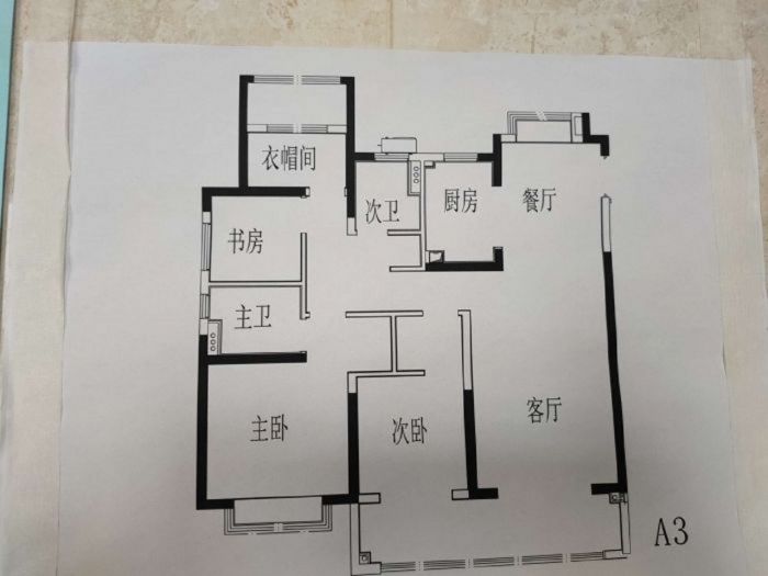 时光漫城 4室2厅2卫 125m&sup2;