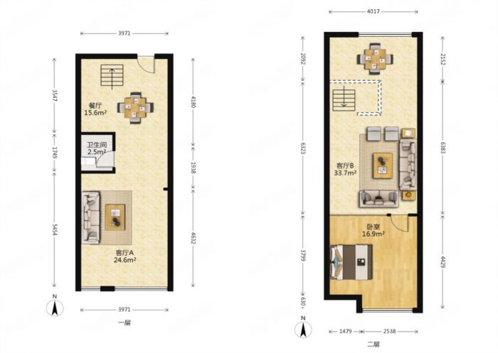 东景国际 1室1厅1卫 67.84m&sup2;