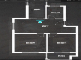 幸福新居 2室1厅1卫 93.2m&sup2;
