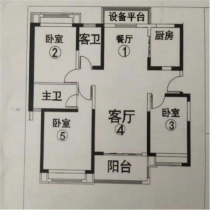 南通雅居乐花园 3室2厅2卫 128m&sup2;