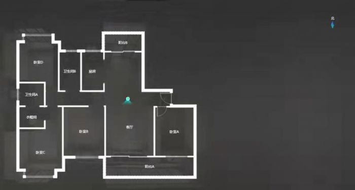 国城璟府 4室2厅2卫 164m&sup2;