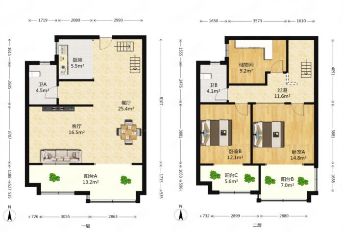 保利香槟国际 3室2厅2卫 112.69m&sup2;