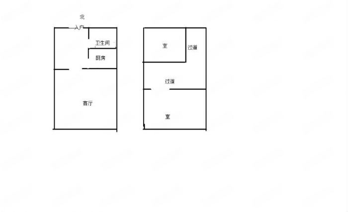 华都商业广场 2室1厅1卫 70m&sup2;