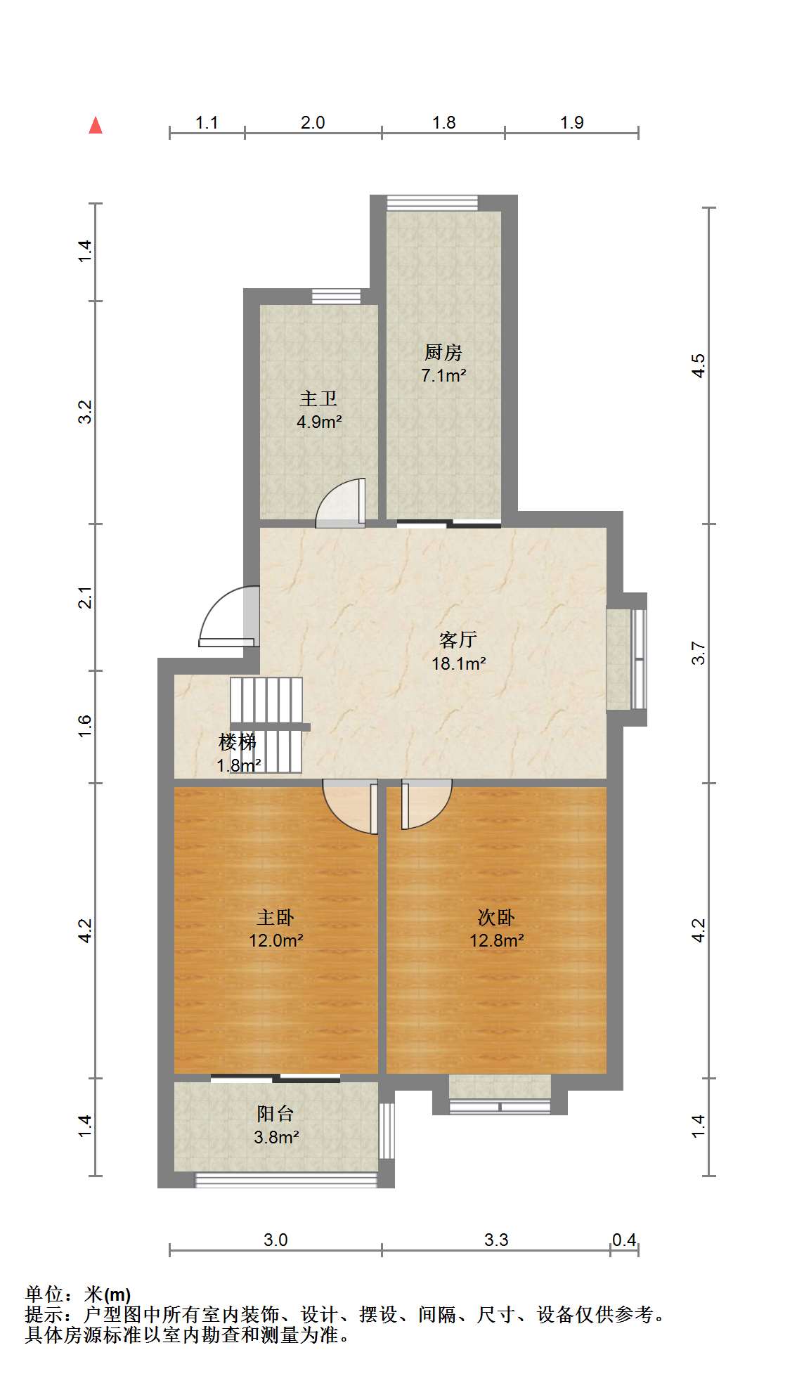 天一裕景苑 4室2厅1卫 128.00m&sup2;