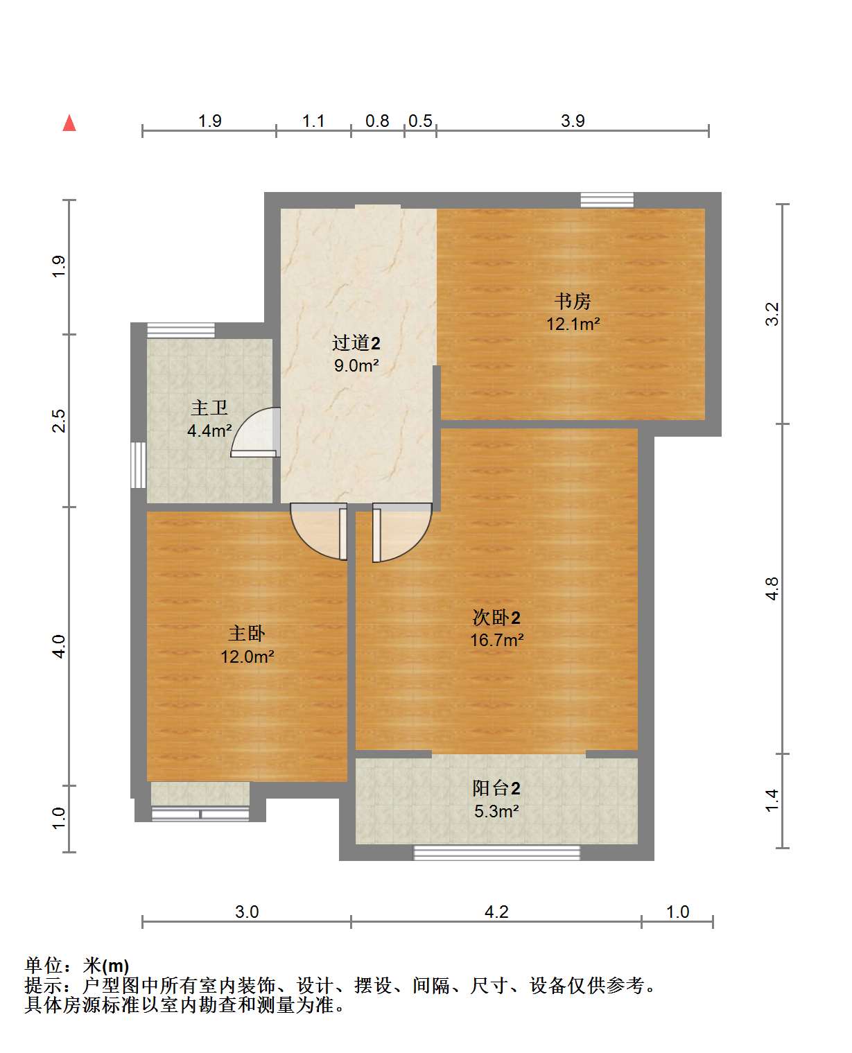 意邦绿墅湾 4室2厅2卫 142m&sup2;