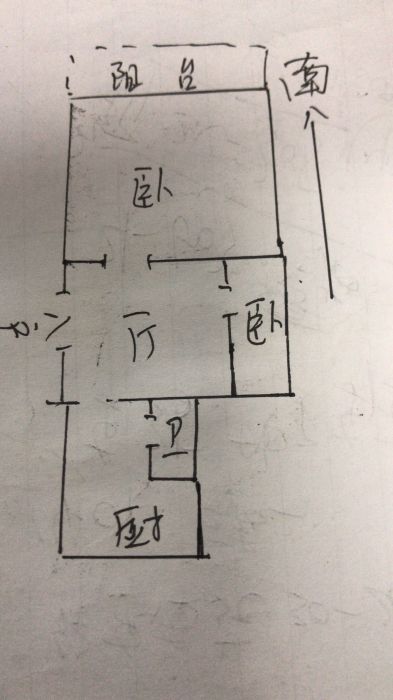 城港新村 2室1厅1卫 69.7m&sup2;