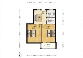 三八新村 2室1厅1卫 60m&sup2;