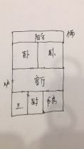 濠东路51号小区 2室1厅1卫 80m&sup2;