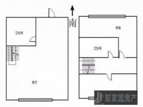 南山国际社区 2室1厅1卫 60m&sup2;