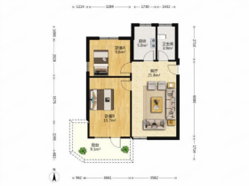 学田苑 2室1厅1卫 72m&sup2;