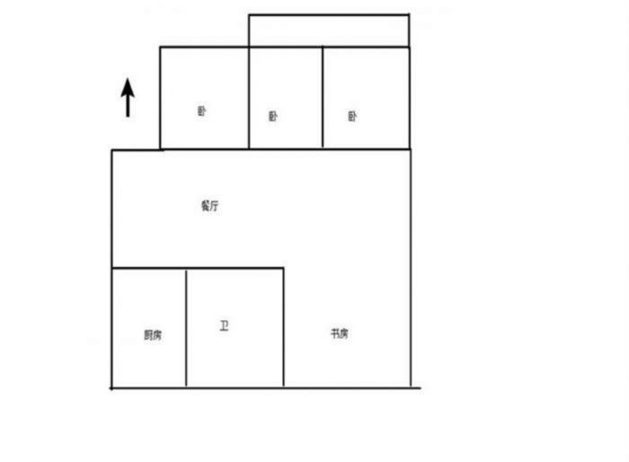金鑫苑 3室2厅1卫 128m&sup2;