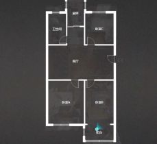 五山新苑 3室1厅1卫 93m&sup2;