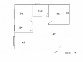 炜赋花苑 2室1厅1卫 78m&sup2;