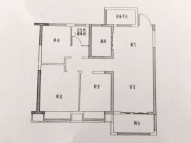 南通雅居乐花园 3室2厅1卫 99.67m&sup2;