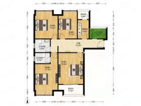 未来锦城 3室2厅2卫 116m&sup2;