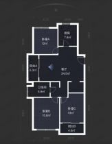 和融&bull;优山美地名邸 3室2厅2卫 130m&sup2;