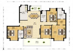 碧桂园时代悦城 4室2厅2卫 193.04m&sup2;