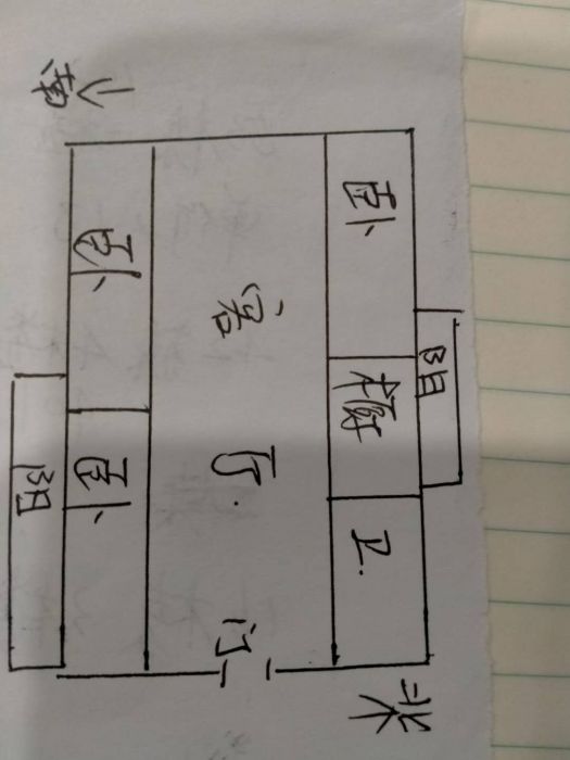三里墩花苑二期 3室1厅1卫 120m&sup2;