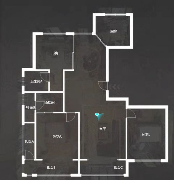 莱茵河畔 3室2厅2卫 135.00m&sup2;