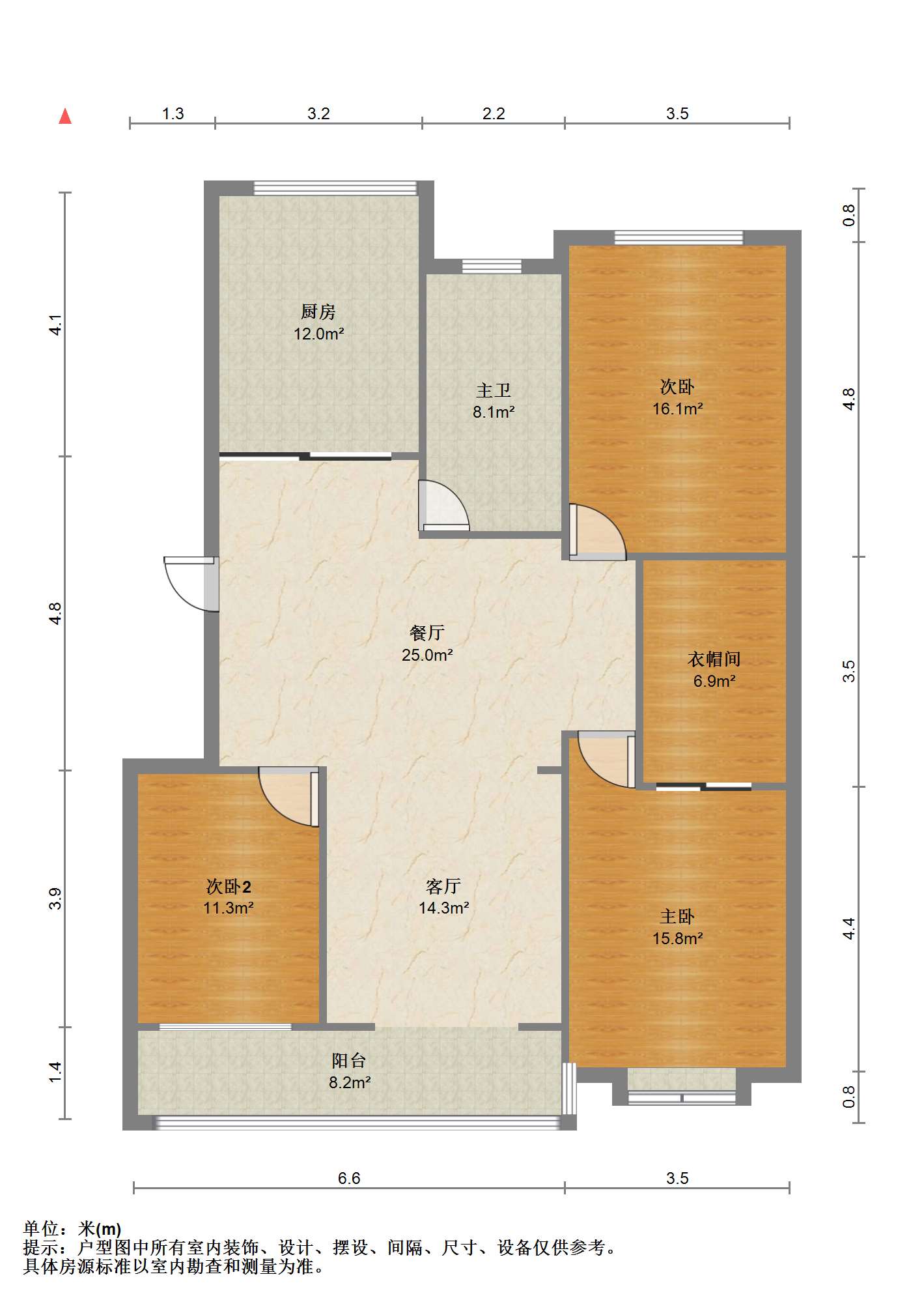 景河苑 3室2厅1卫 140.00m&sup2;