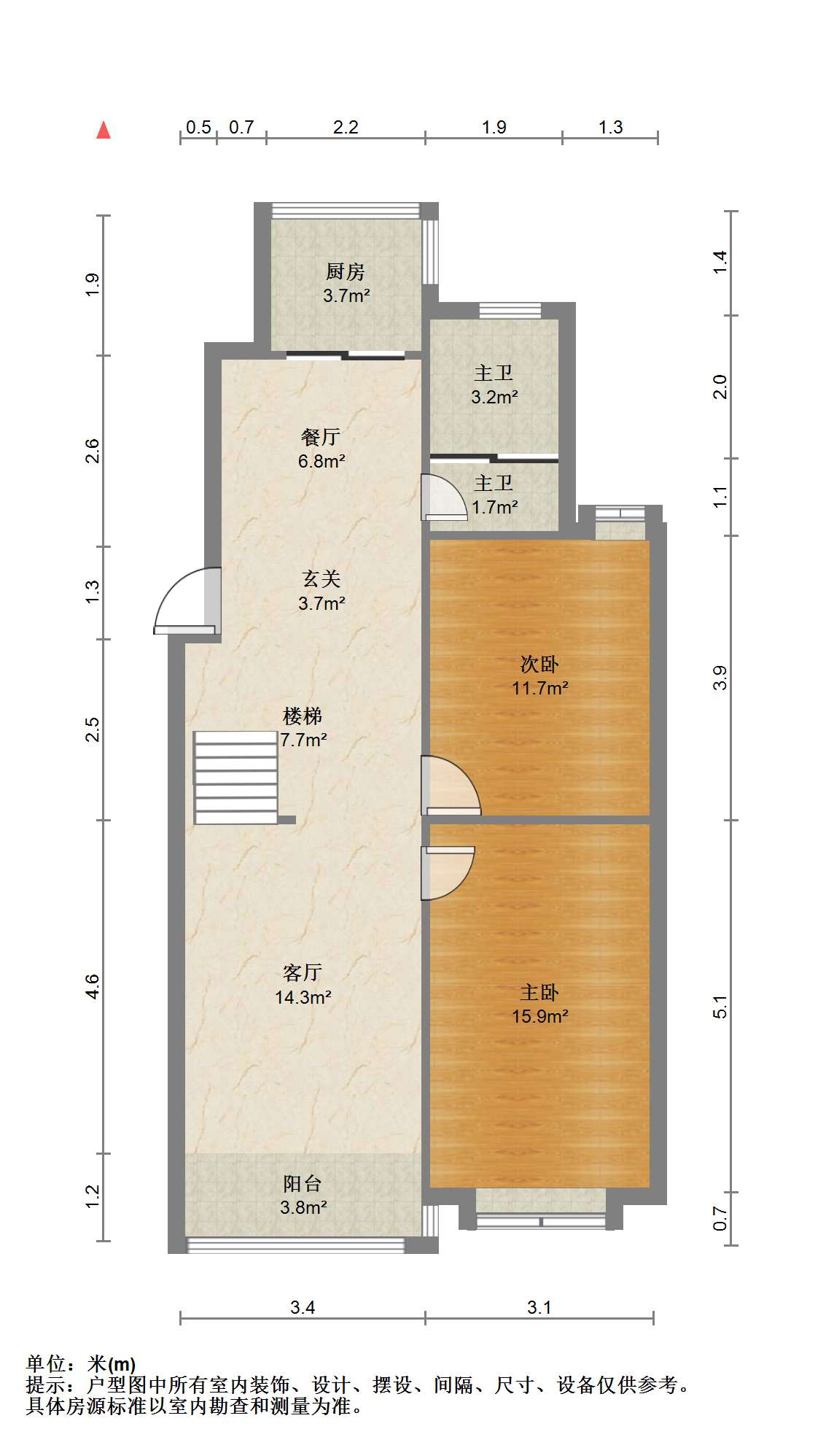 友谊家园 4室2厅2卫 91.00m&sup2;