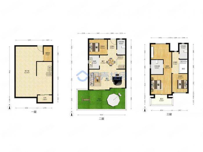 万科翡翠东第 5室2厅2卫 260.00m&sup2;