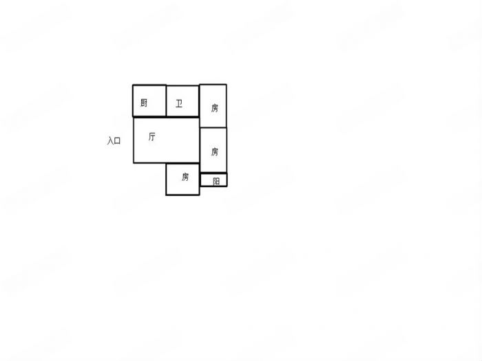 北濠桥新村 3室1厅1卫 76m&sup2;
