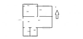 陈家小园 2室1厅1卫 72.5m&sup2;