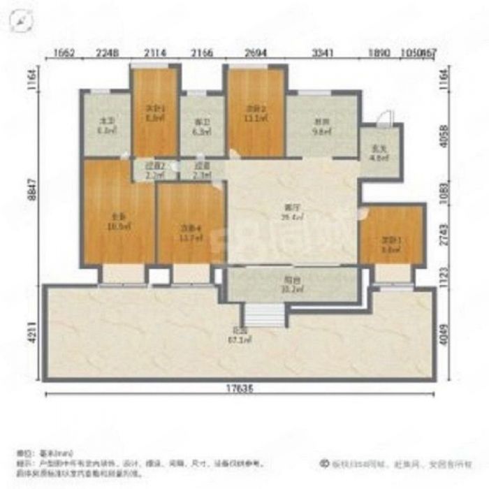 佳期漫 5室2厅卫 264m&sup2;