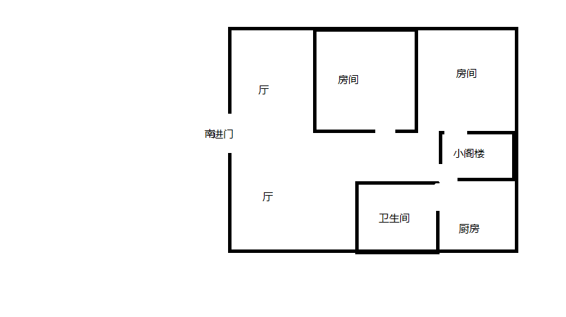 名都广场 3室1厅1卫 145m&sup2;