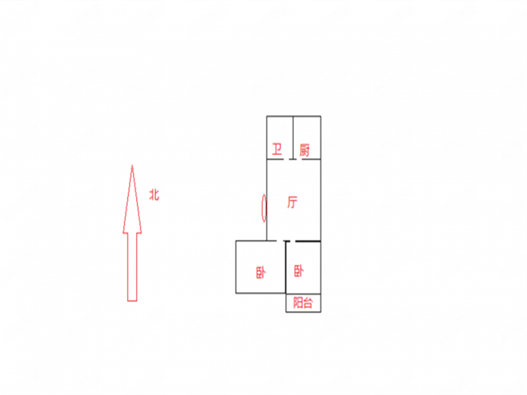 北濠桥东村 2室1厅1卫 80m&sup2;