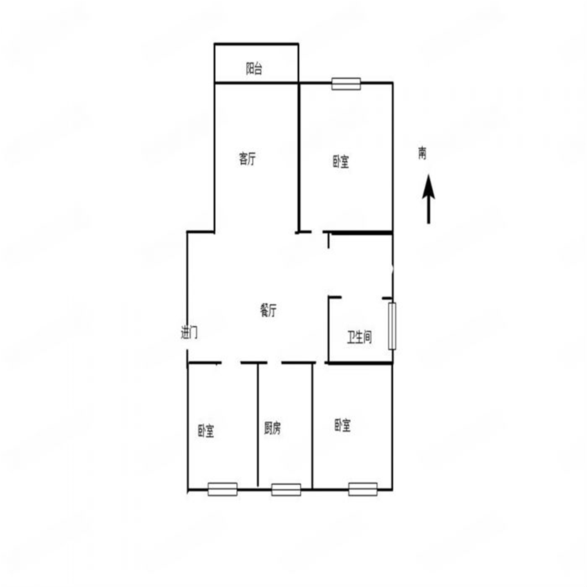 帝奥北城名郡 3室2厅1卫 111.8m&sup2;