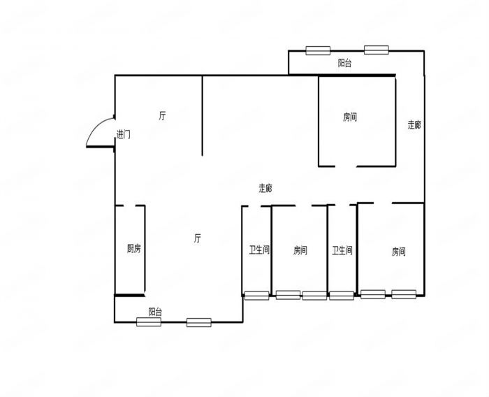 王府大厦 3室2厅2卫 163m&sup2;
