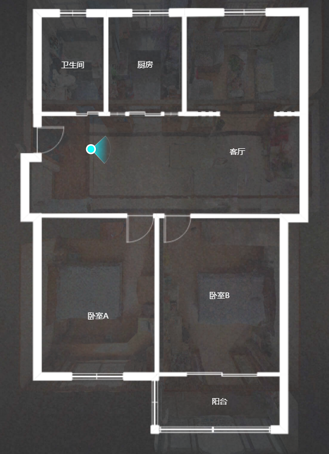 振兴花园 2室1厅1卫 102.57m&sup2;