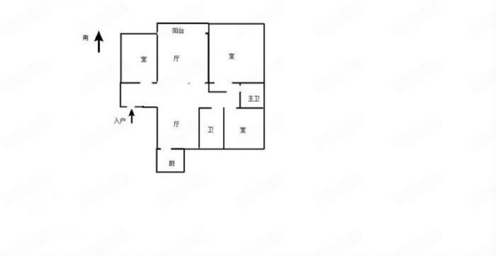 万科公园里一期 3室2厅2卫 120m&sup2;