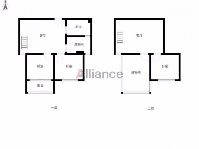 惠泽苑 3室2厅1卫 83m&sup2;