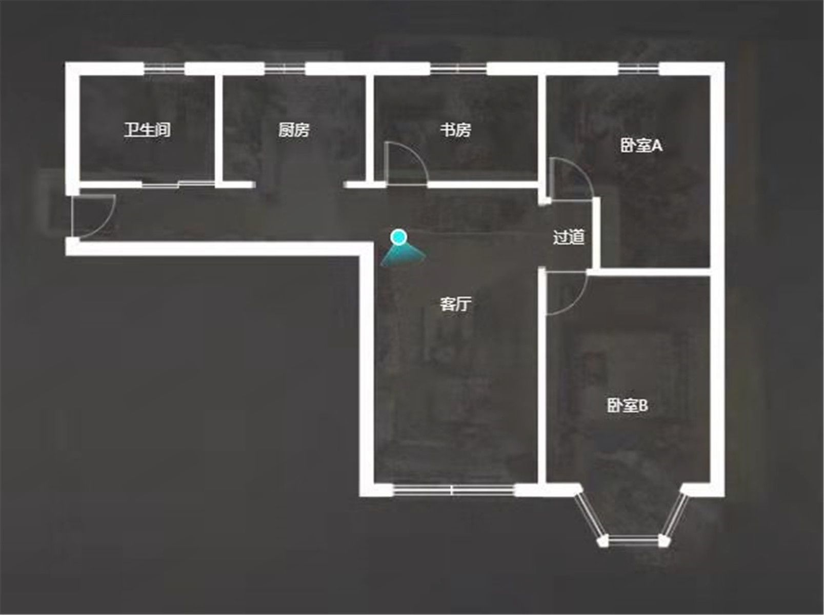 华能苑 2室2厅1卫 92m&sup2;