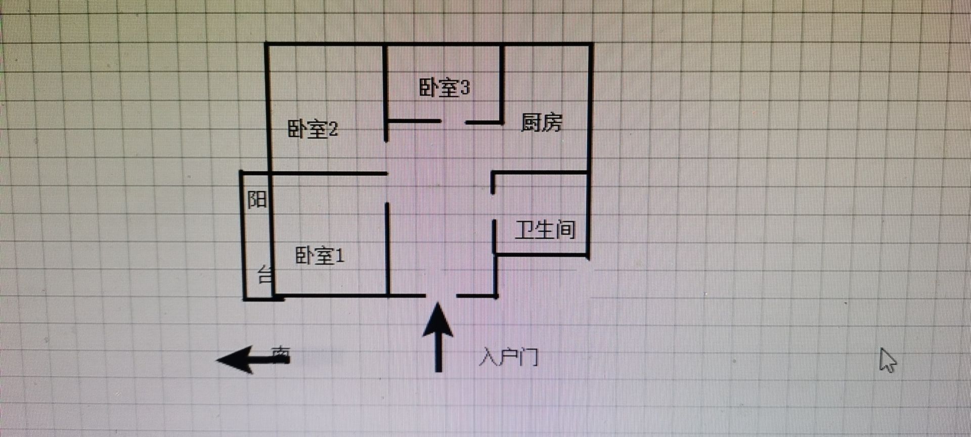 五山花苑 2室2厅1卫 88.00m&sup2;