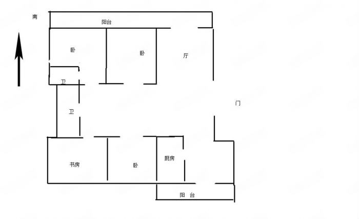 金鼎湾花园 4室2厅2卫 190m&sup2;