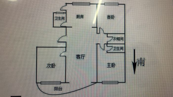 四季绿苑 3室1厅1卫 109m&sup2;