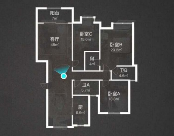 优山美地花园北区 3室2厅2卫 145m&sup2;