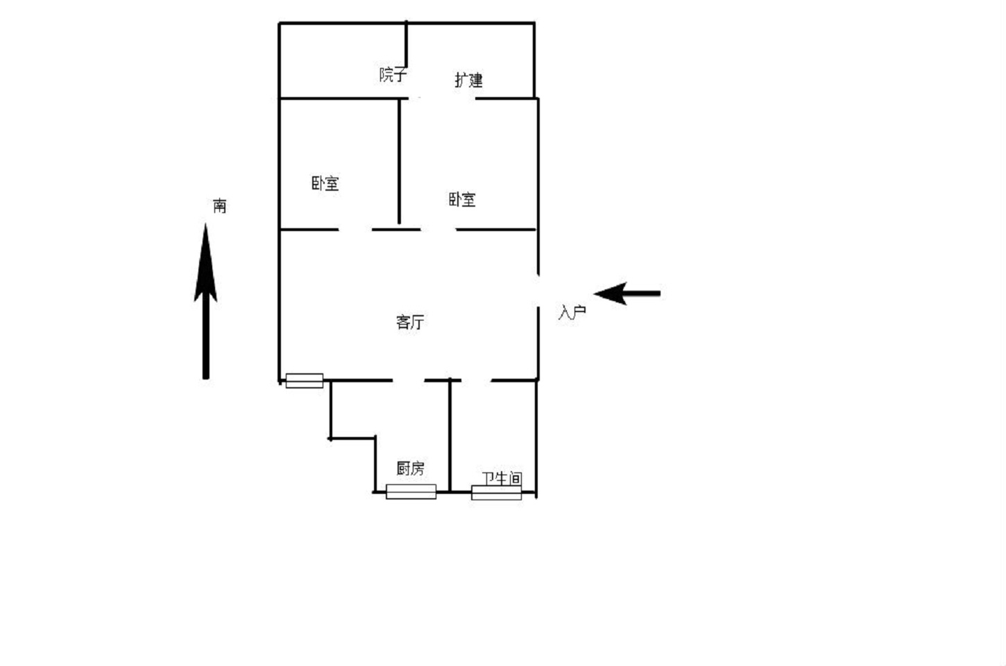 将军一园 2室1厅1卫 68.39m&sup2;