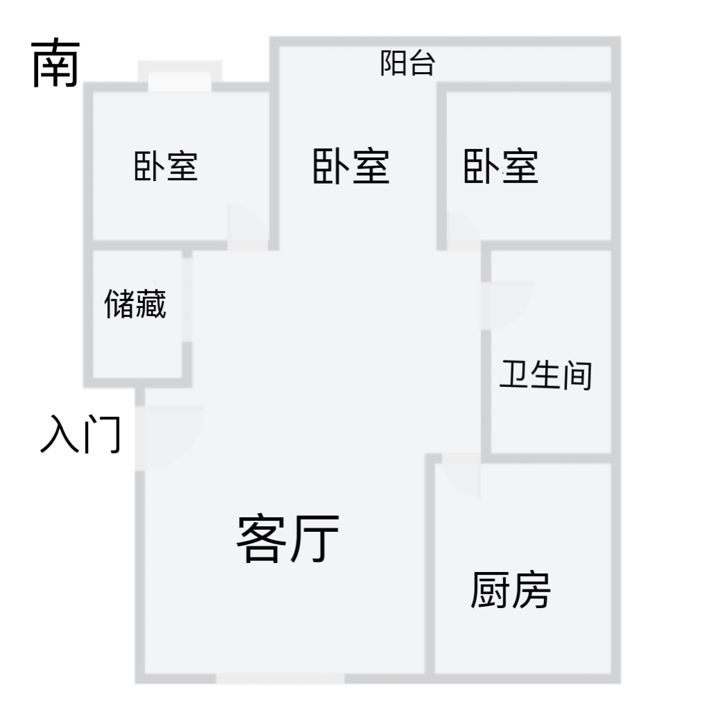 森大蒂花苑 3室1厅1卫 138m&sup2;